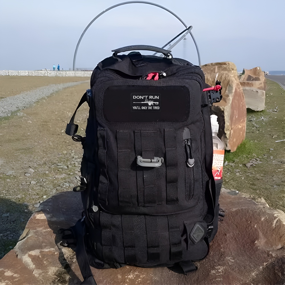 DON'T RUN Fun Meme Tactical Mo - đánh giá và giá Urban Backpack Tactical