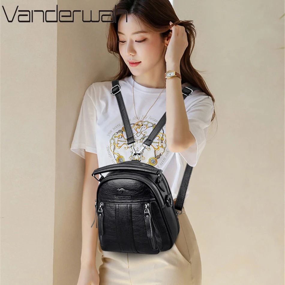 4 Trong 1 Da Lưng Đa Năng Nữ Đ - đánh giá và giá Mini Backpack Purse