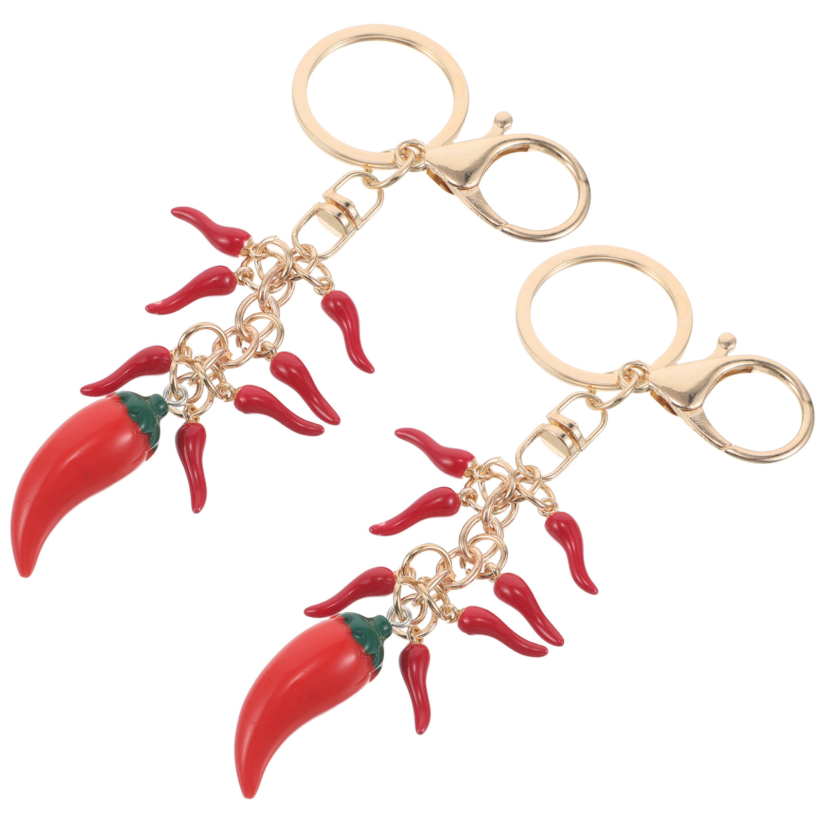 2Pcs Kawaii Chili Pepper Keych - đánh giá và giá Mini Backpack Purse