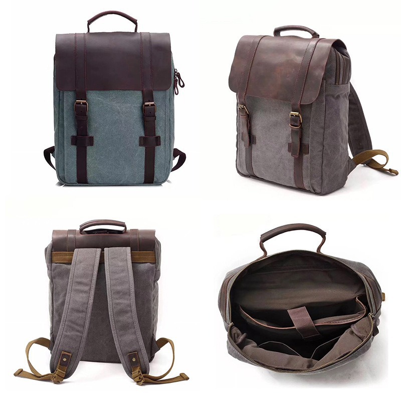 Fashion trend backpack schoolb - đánh giá và giá Canvas Backpack Casual