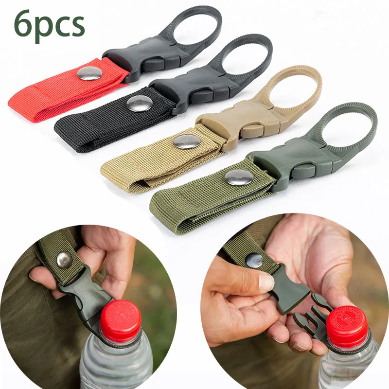 6pcs Camping Webbing Buckle Ho - đánh giá và giá Rucksack Military Style