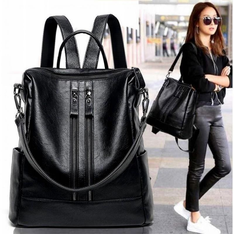 Women Soft Leather Backpack Sc - đánh giá và giá Mini Backpack Purse