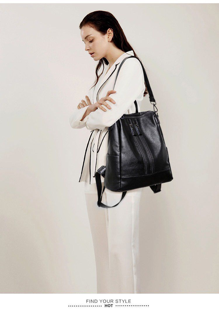 Women Soft Leather Backpack Sc - đánh giá và giá Mini Backpack Purse