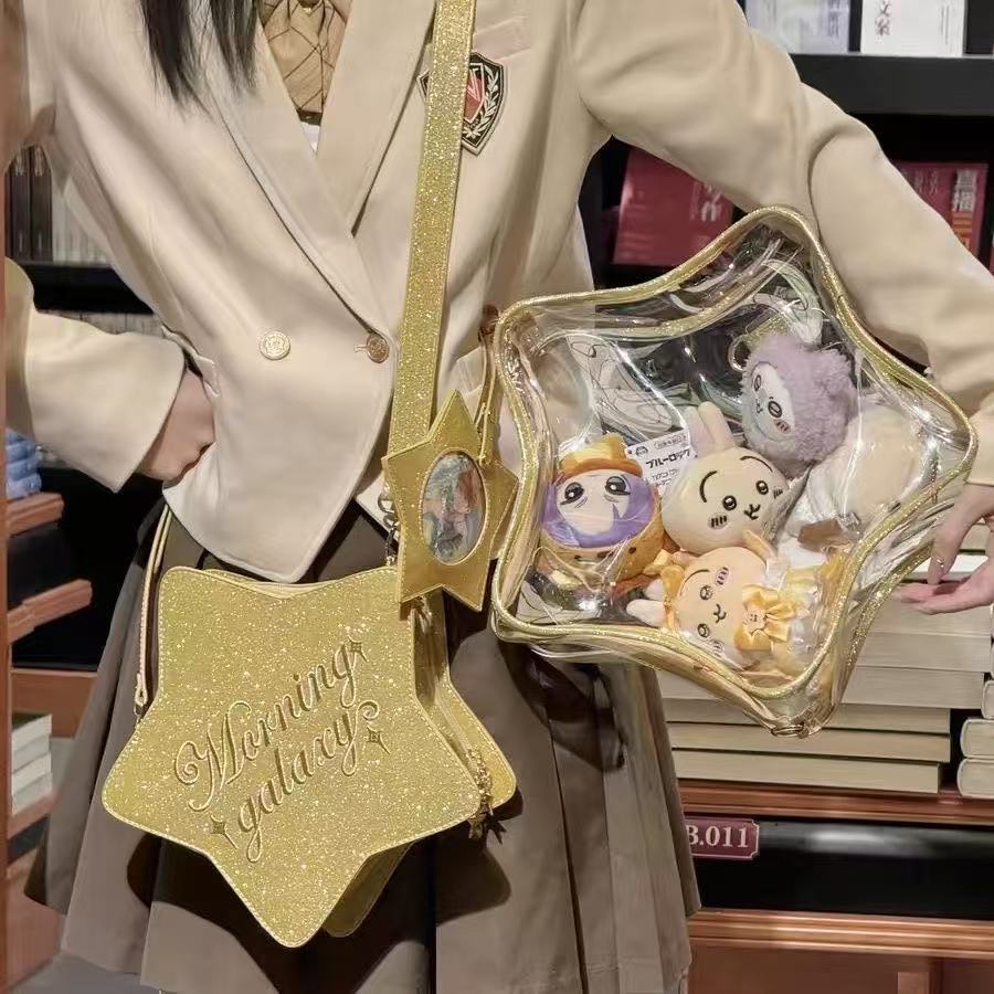 Y2K Cute Bling Star Ita Crossb - đánh giá và giá Mini Backpack Purse