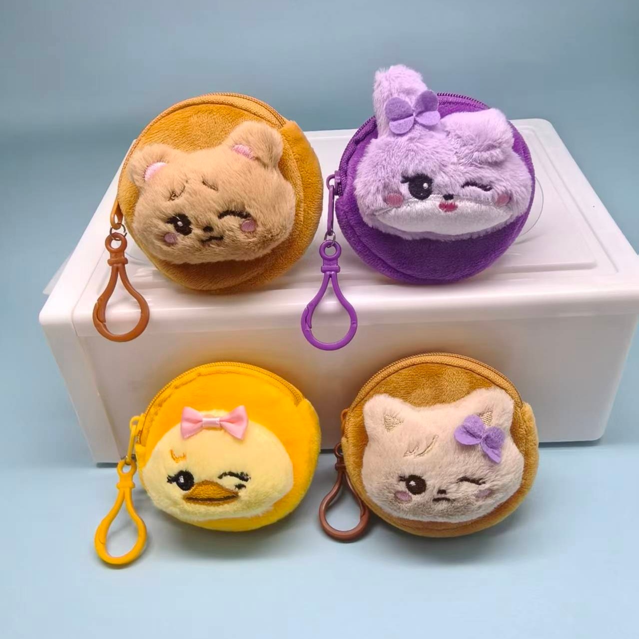 Kawaii Kpop Bowknot Duck Cat R - đánh giá và giá Mini Backpack Purse
