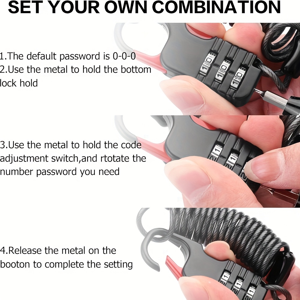 3 Digit Combination Padlock wi - đánh giá và giá Travel Backpack Anti Theft