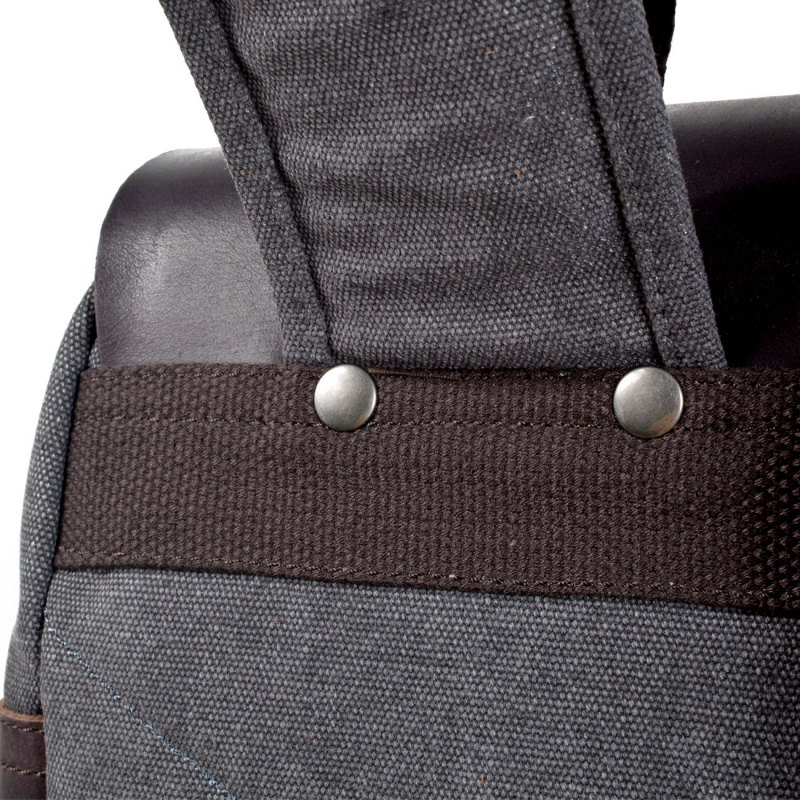 Retro men's backpack, double s - đánh giá và giá Canvas Backpack Casual