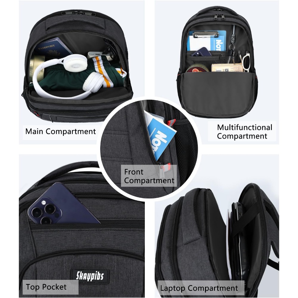 Men's School Backpack for Teen - đánh giá và giá Laptop Backpack 15.6